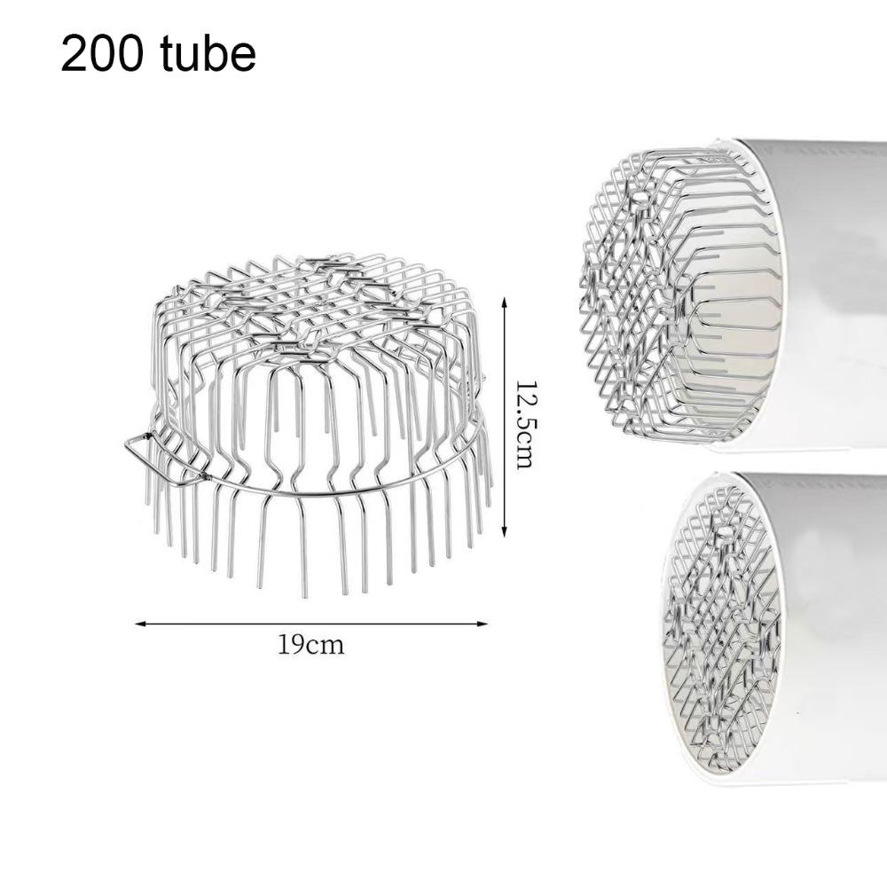 Stainless Steel Roof Floor Drain Leaf Debris Trap Easy Installation Gutter Guard Anti-blocking Downspout Protection Net