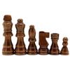 32 Pcs Wooden Chess Pieces Portable International Chess Pieces Tournament Chess Figures Hand Carved Wood Chessmen