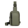 New casual men's breast bag versatile simple outdoor sports messenger bag niche casual mobile phone change shoulder bag