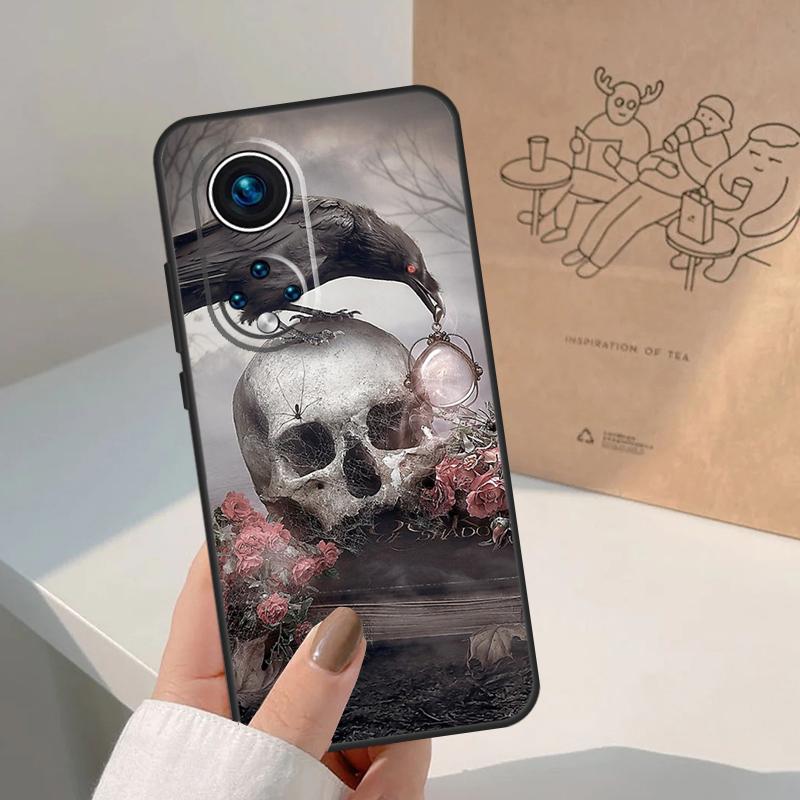 

Череп Ворона For Honor Магия 8 5 6 7 Pro Чехол Для Honor 400 200 Lite 50 70 90 X8c X8b X9a X9b X9c X9d Win Honor Magic8 Pro
