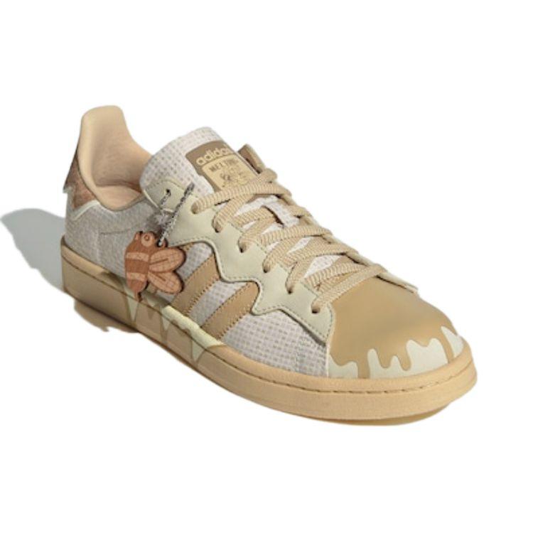 Adidas Originals Melting Sadness X  Campus 00S Fabric Synthetic Leather Durable Lightweight Low-Top Sneakers Unisex Sneakers Beige GY5968