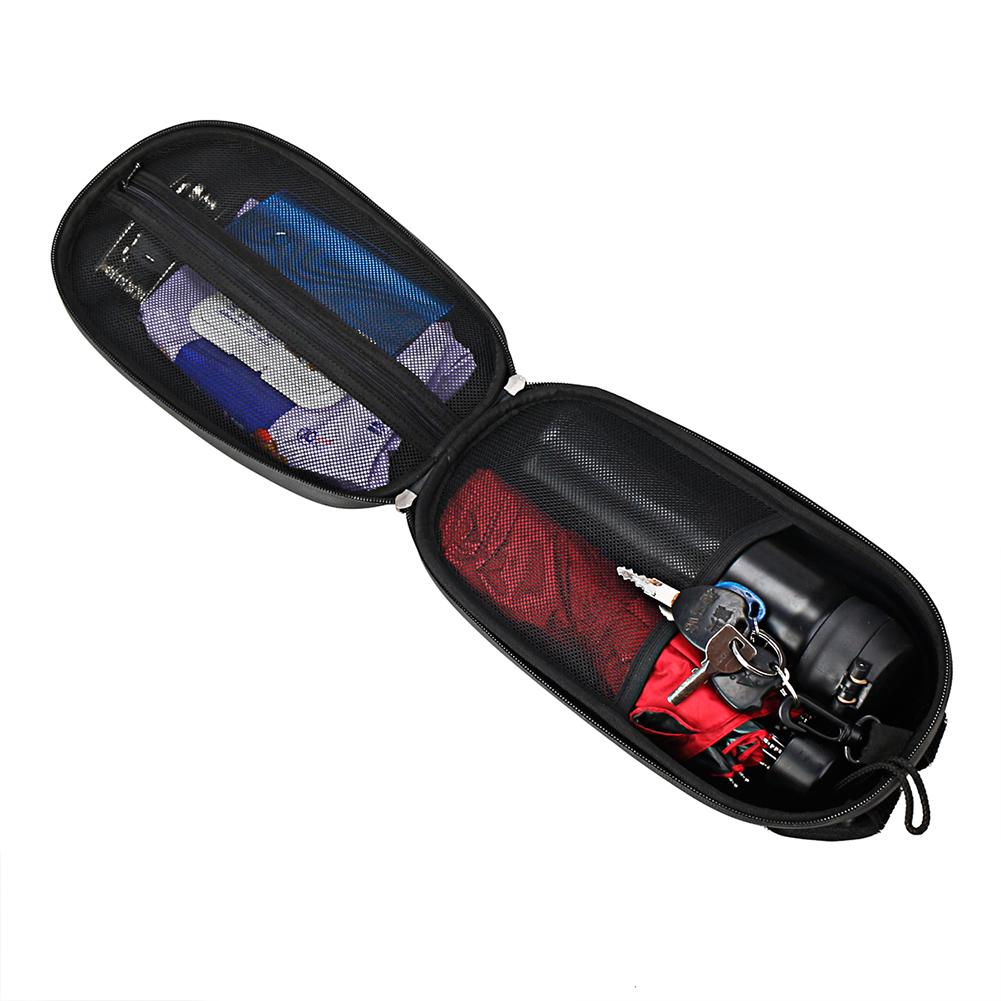 Electric Scooter Bag 4L Electric Vehicle Bag EVA Hard Shell Pouch Waterproof Scooter Front Top Tube Frame Hanging Storage Bags