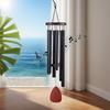 Retro Classic 26 Inch Aluminum Pipe Wind Chimes With Wooden Hanging Tag Farmhouses Terraces Gardens Balcony Corridor Decoration