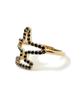 Bonbeau Airplane Black Cubic 18K Gold Ring (Type A)