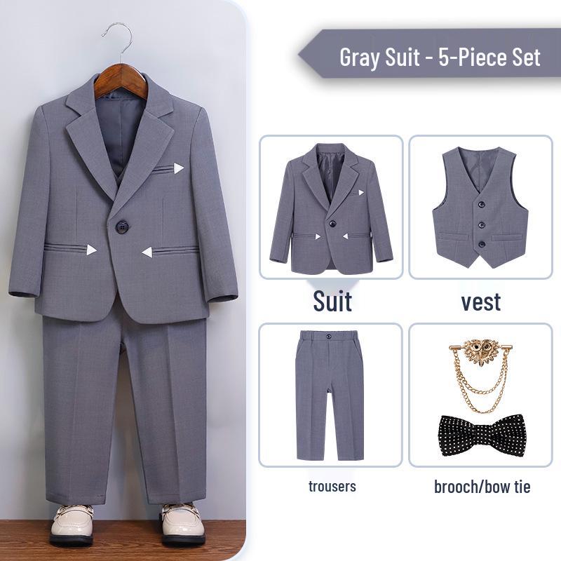 

Костюм британского джентльмена для годовалых мальчиков на дни рождения и свадьбы 150cm, 68-79 kg