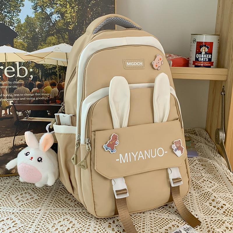 Schultasche Kinder Grundschüler Mädchen Hasenohren Rucksack Mittelschüler Oberstufenschüler Studenten Rucksack