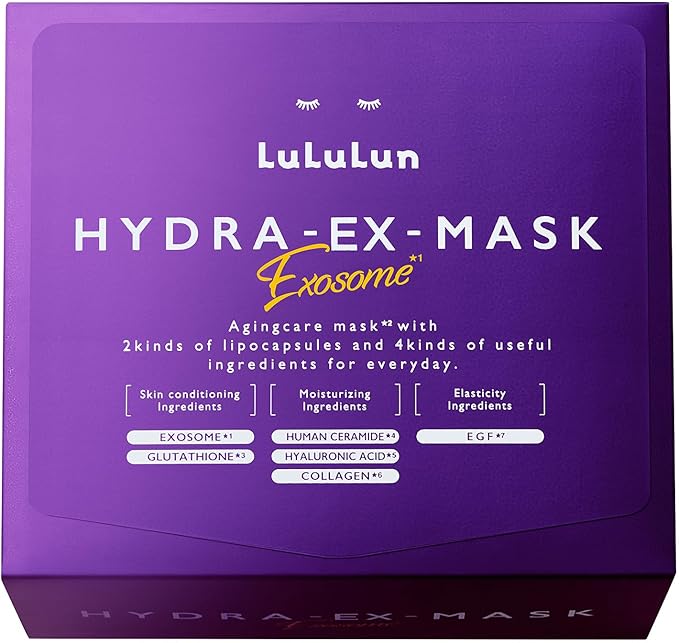 

Маска LuLuLun Hydra EX (28 листов) Упаковка / Маска для лица / Тканевая маска / Увлажняющее средство для лица / Уход за порами / Большой объем