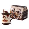 Parent Child Time Retro Ceramic Mug Event Gift Set High-value Water Cup Coffee Cup Souvenir