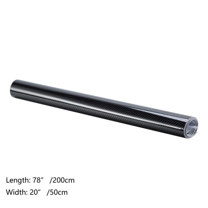 50*200cm 5D High Gloss Carbon Fiber Film 3D Texture Auto Car Truck Interior DIY Decoration Sticker Car Styling Accessories