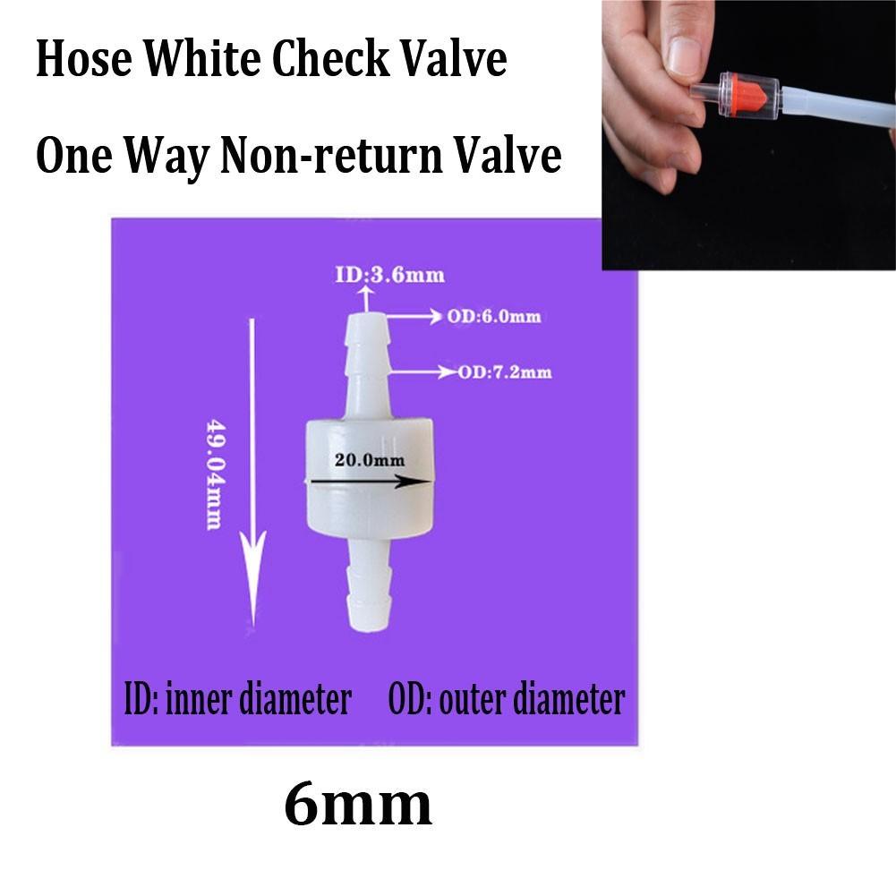 Buy Hose Nonreturn Valve ID 4mm 6mm 8mm 10mm 12mm Check Valve One Way