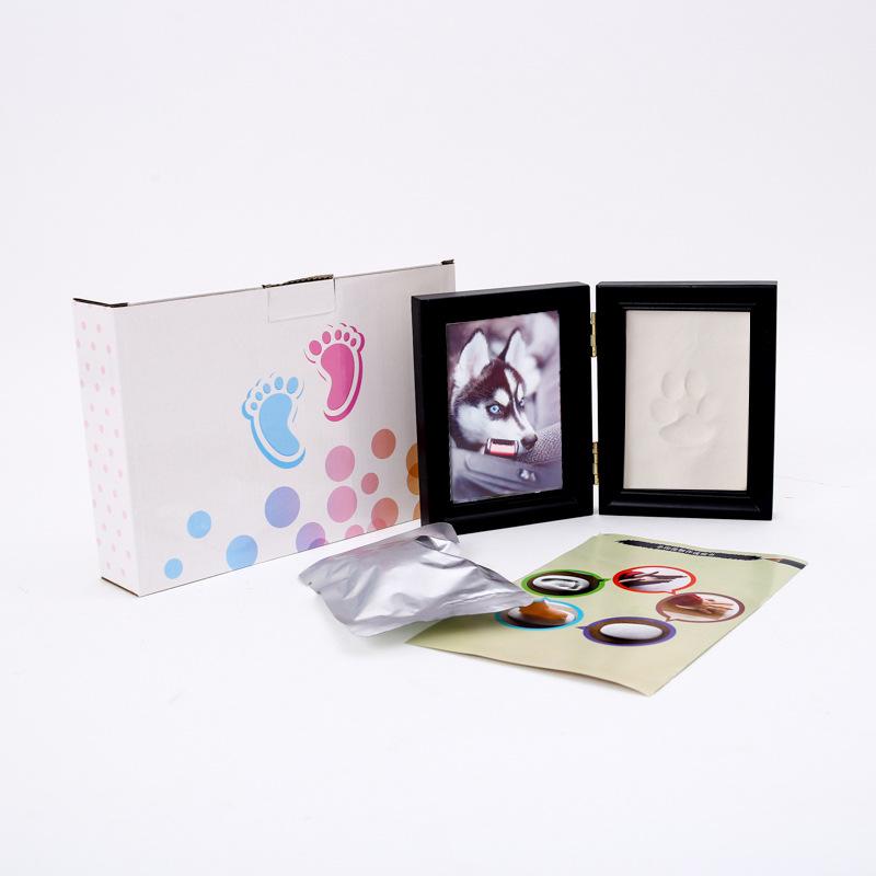 Pet Paw Print DIY Ink Pad: Dog & Cat Footprint Photo Frame Souvenir