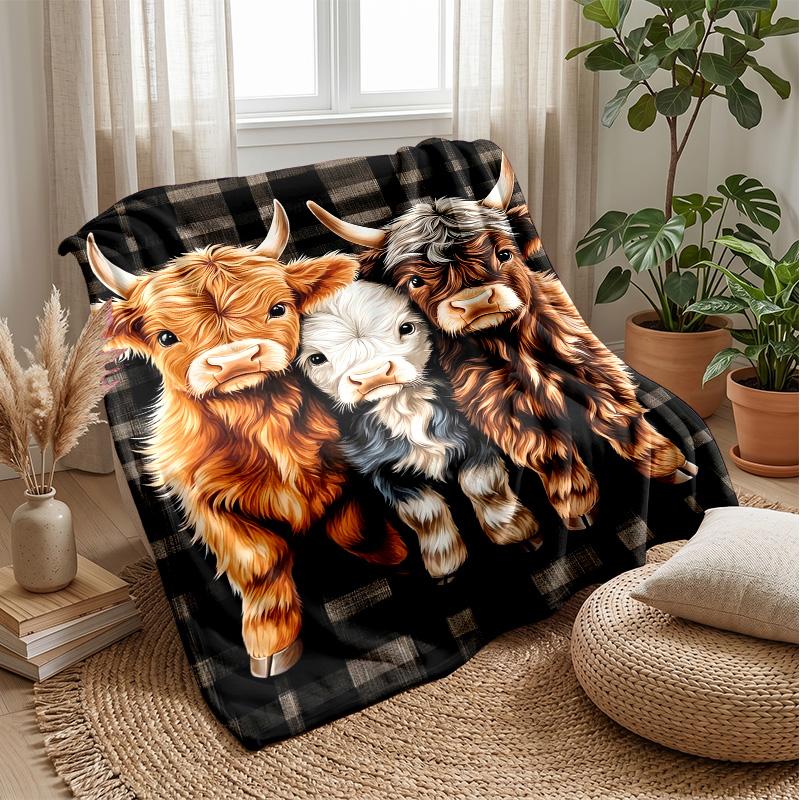 Tabby Cat Holding Red Heart Theme Blanket Lightweight Warm Flannel Blanket Decorative Throw Blanket for Home Decoration