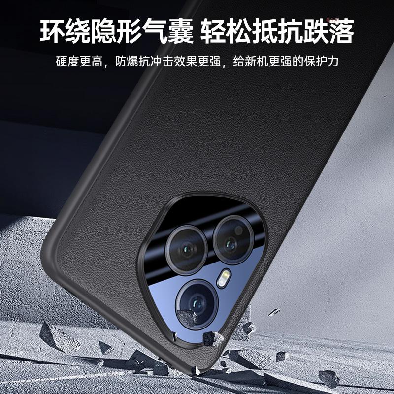 Applicable to Honor 400Pro mobile phone case lens all-inclusive honor400 anti-drop Internet celebrity business ultra-thin men's and women's leather c