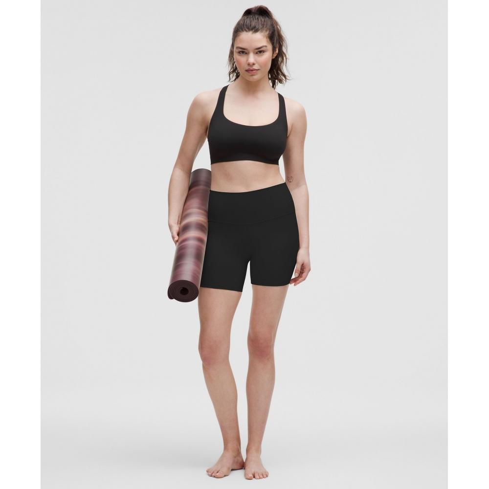 Lullulemon Flexiflex Strappy Yoga Bra *Light Support, D Ddd Cup Blk