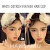 2pcs Pearl Hair Pins Accessories Ballet Style Headpiece Cute Feather Hair Clip