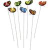NUOBESTY 12pcs Butterfly Stakes Fake Butterflies Stake 3D Butterflies Stakes for Garden Lawn Patio Yard Pathway Indoor Outdoor Ornaments (Random