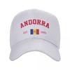 Unisex Baseball Cap Andorra EST Independence Day Wild Sun Shade Peaked Adjustable Outdoor Caps for Unisex Women