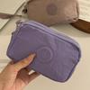 Large Capacity Men Cloth Wallet With Lanyard Nylon Phone Bag Korean Style Simple Money Bag  Unisex