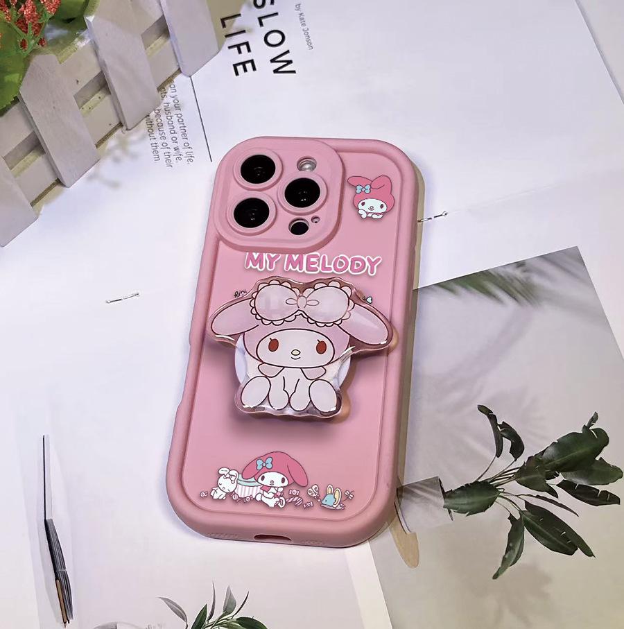 Sanrio Airbag KT Stand Phone Case for Apple 15 - Pink