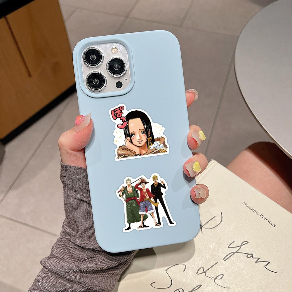 10/30/50pcs ONE PIECE Cartoon Stickers Cool Luffy Zoro Anime Decals Toys Waterproof Graffiti Phone Stationery Cute Sticker Toys