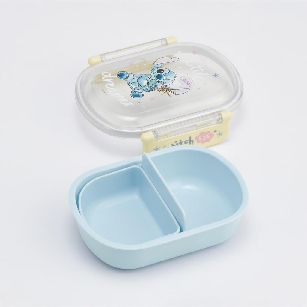 Skater Bento Fluffy Serving Single 360ml Made in Dishwasher and Microwave Disney Lilo Stitch Hug for Boys and Kids' Box, Capacity, Tier, Capacity,