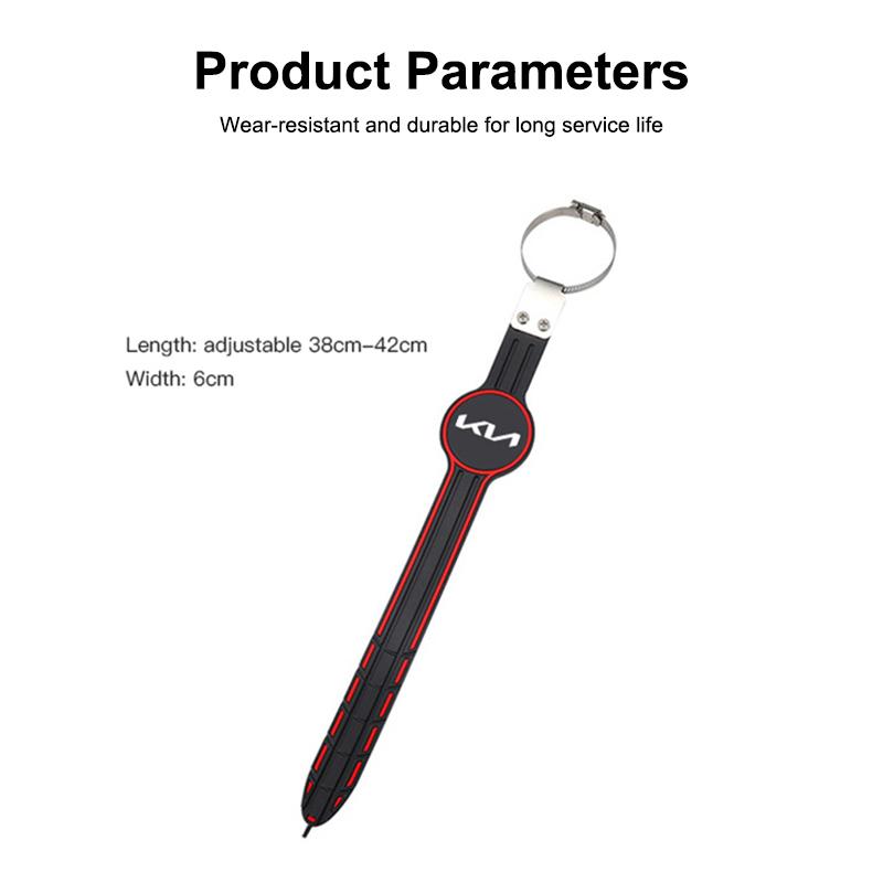 Car Styling Logo Anti-Static Earth Ground Wire Belt For KIA K9 Sportage Niro K5 Carnival EV6 EV9 EV3 K8 Stinger Forte Ceed Zqdtx40
