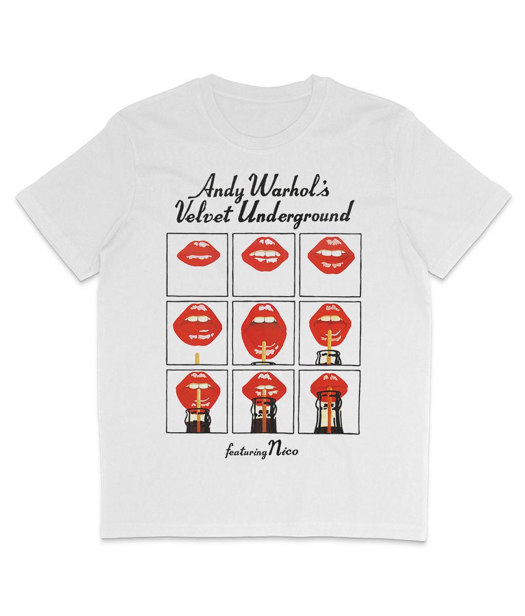 Andy Warhol s Velvet Underground Featuring Nico - 1978 - Organic T-Shirt Mens Womens Tees Top 3XL