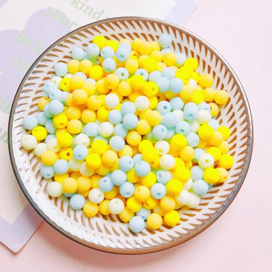 100 Stück/Beutel Verstreute Perlen Glatt Verschiedene Farben Verfügbar DIY Armbänder Schmuckherstellung Perlen Zubehör