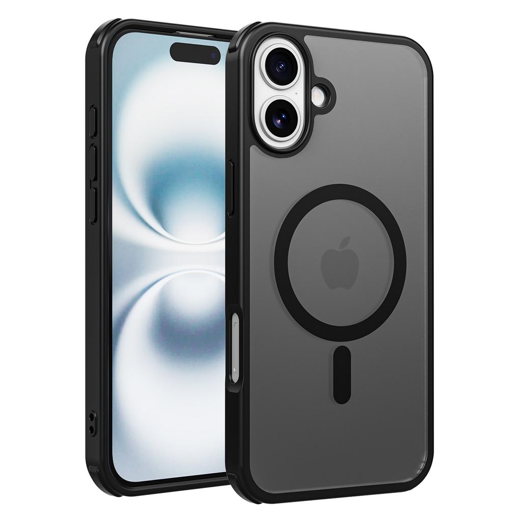 For iPhone 16 Plus Magnetic Case Compatible with MagSafe TPU+PC Phone Cover