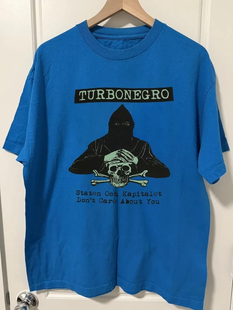 Вдохновленная Не волнует тебя Turbonegro Королевский синий S-5XL Унисекс Рубашка BL2008 Унисекс Футболка S