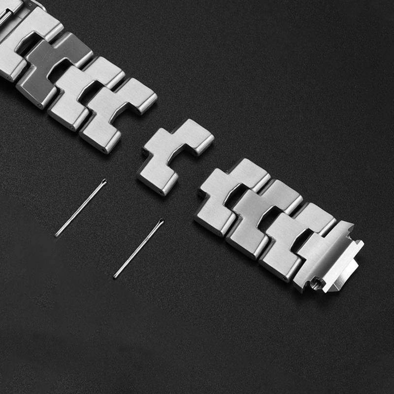 For Tissot T111 Racing Titanium metal Men Watchband Bicycle Race Special T111417 Watch Strap 18mm Convex Stainless steel Bracele