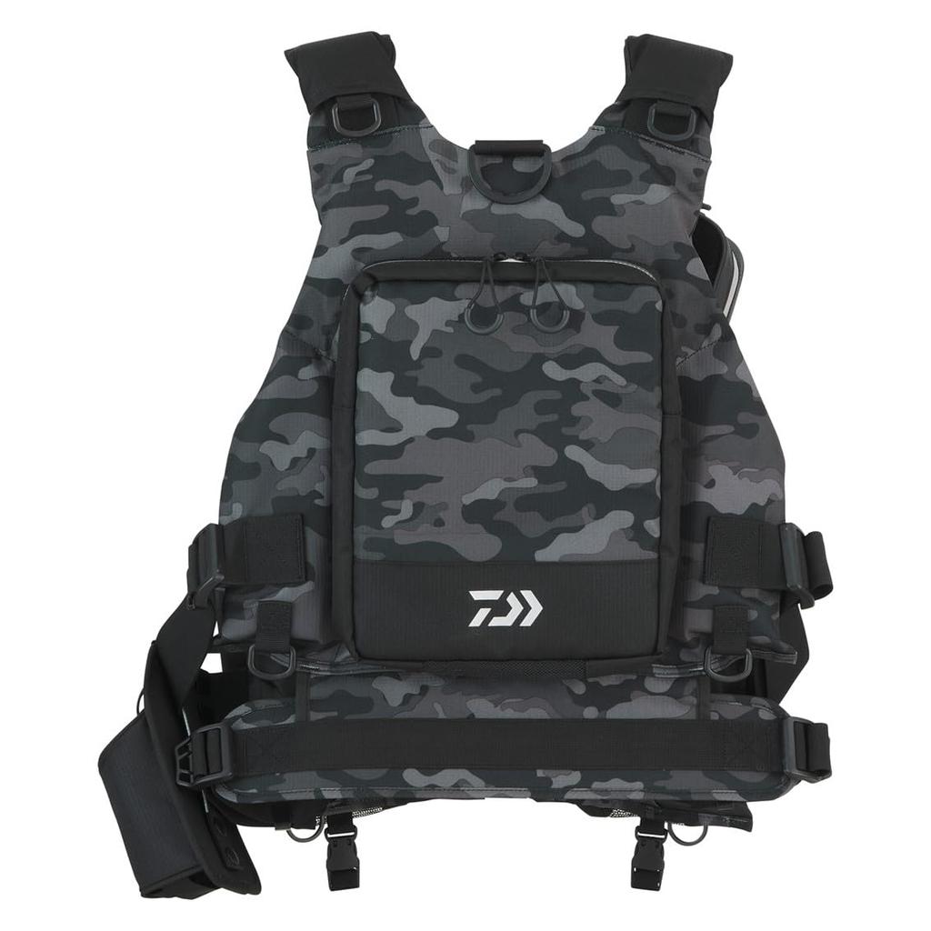 Daiwa Float Game Black Free Size DF-6224 Vest, Camo,