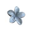 Polka Dot Frangipani Hair Claw: Stylish Half-Up Accessory for Trendy Looks