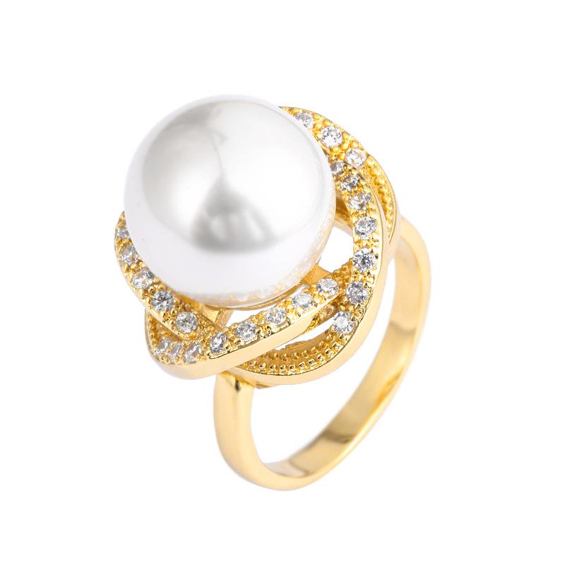 Exquisite Princess Qianjin Layered Bead Open Ring - Versatile Women's Jewelry