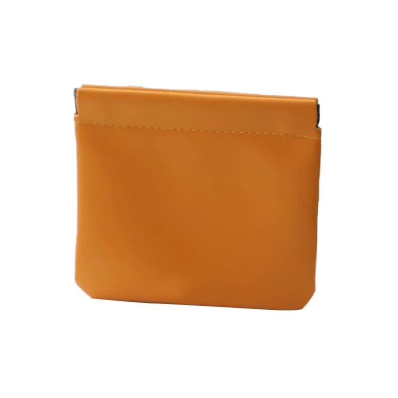 1PC Automatic Closure Multifunctional PU Mini Elastic Sheet Portable Waterproof Purse Jewelry Bag Earphone Charging Line Fashion