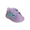 Adidas Disney X  Grand Court Synthetic Leather Comfortable Color Block Walking Shoes Baby Shoes JR5630