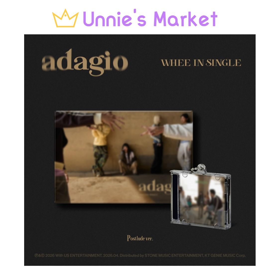 [Pre-order] Whee In (MAMAMOO) adagio [Postlude ver.] Single Album + Free Gift 1EA