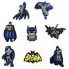 Cartoon Superhero Batman Shoe Charms - Soft Rubber Decorative Buckles for Crocs and Garden Shoes