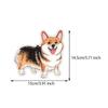 Corgi Pet Dog Car Stickers Waterproof Vinyl Decals Auto Body Window Bumper Decor Motorcycle Helmet Stickers TM207