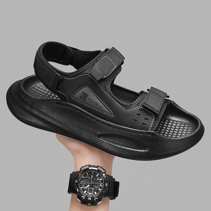 Sandals 2025 new summer men's outer wear sports and leisure beach shoes fashion trend high-end sandals