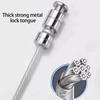 Home Window Lock Refrigerator Fridge Freezer Door Lock with 3 Digit Code Child Protections Password Lock Enduring