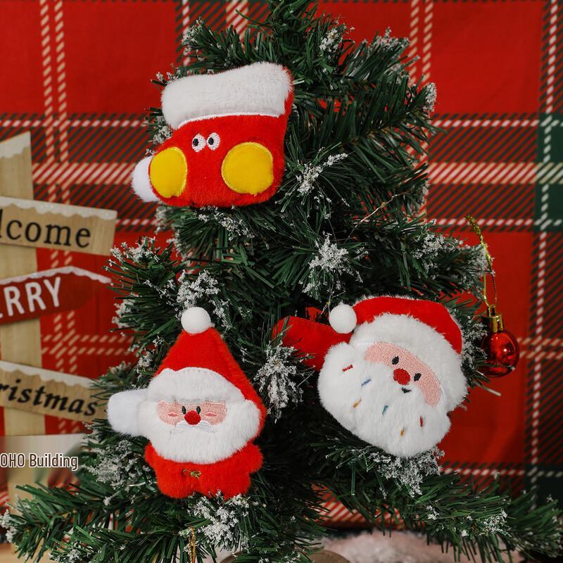 Cartoon Christmas Santa Hair Clips