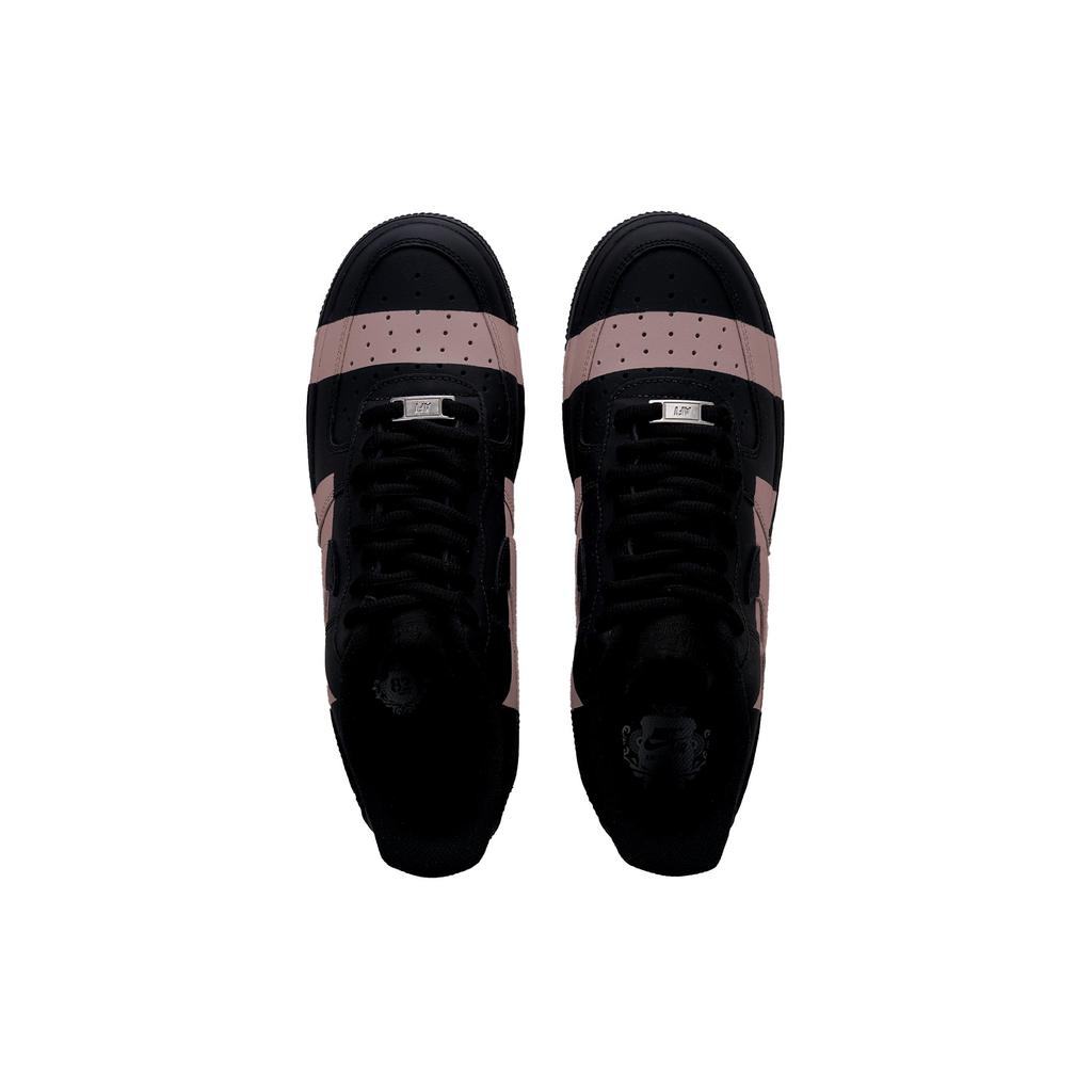 Nike Air Force 1 Pink Pixel Abrasion Resistant Low top Skateboard Shoes Unisex Black Pink CW2288-001(Team734-)