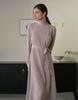 G Mar Half Neck Dress Light Purple