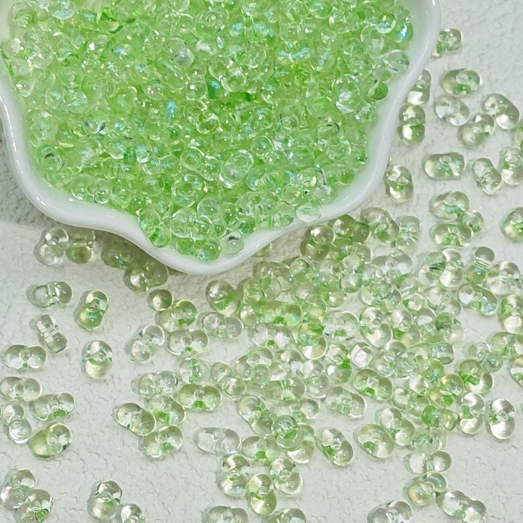 3x6mm Peanut Glass Rice Beads for DIY Jewelry Making: Loose Beads for Bracelets and Necklaces.