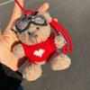 Ins Internet Celebrity Pilot Teddybär Plüsch Anhänger Kreative Puppe Niedliche Bär Puppe Schlüsselbund Tasche Hängendes Geschenk