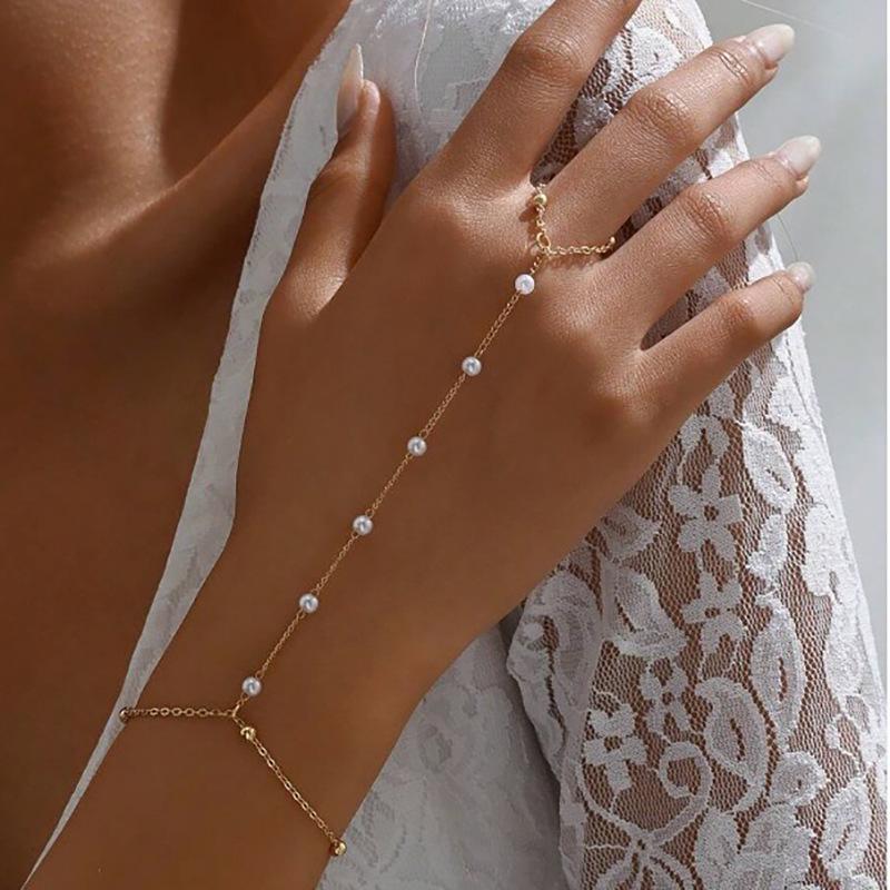 Bohemian Pearl Tassel Bracelet