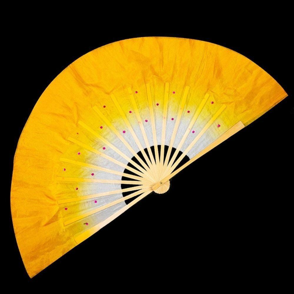 10/15/40cm Half Circle Silk Chinese Short Bellydance Fan  Veil Pairs Yangko Dance Tools