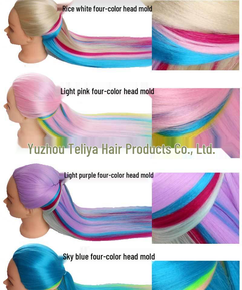 Wig Mannequin Braiding Practice Model - Hairdressing Doll Head