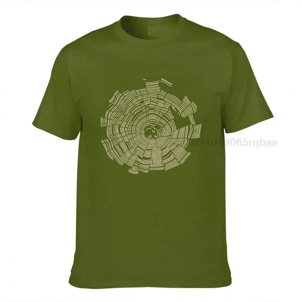 Adult Tshirt Idaho Tree Rings Triblend Unisex Cut Cotton Casual Unisex T Shirt Unisexs Tee Shirts Tops